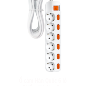 ổ cắm quốc 6 lỗ 5m